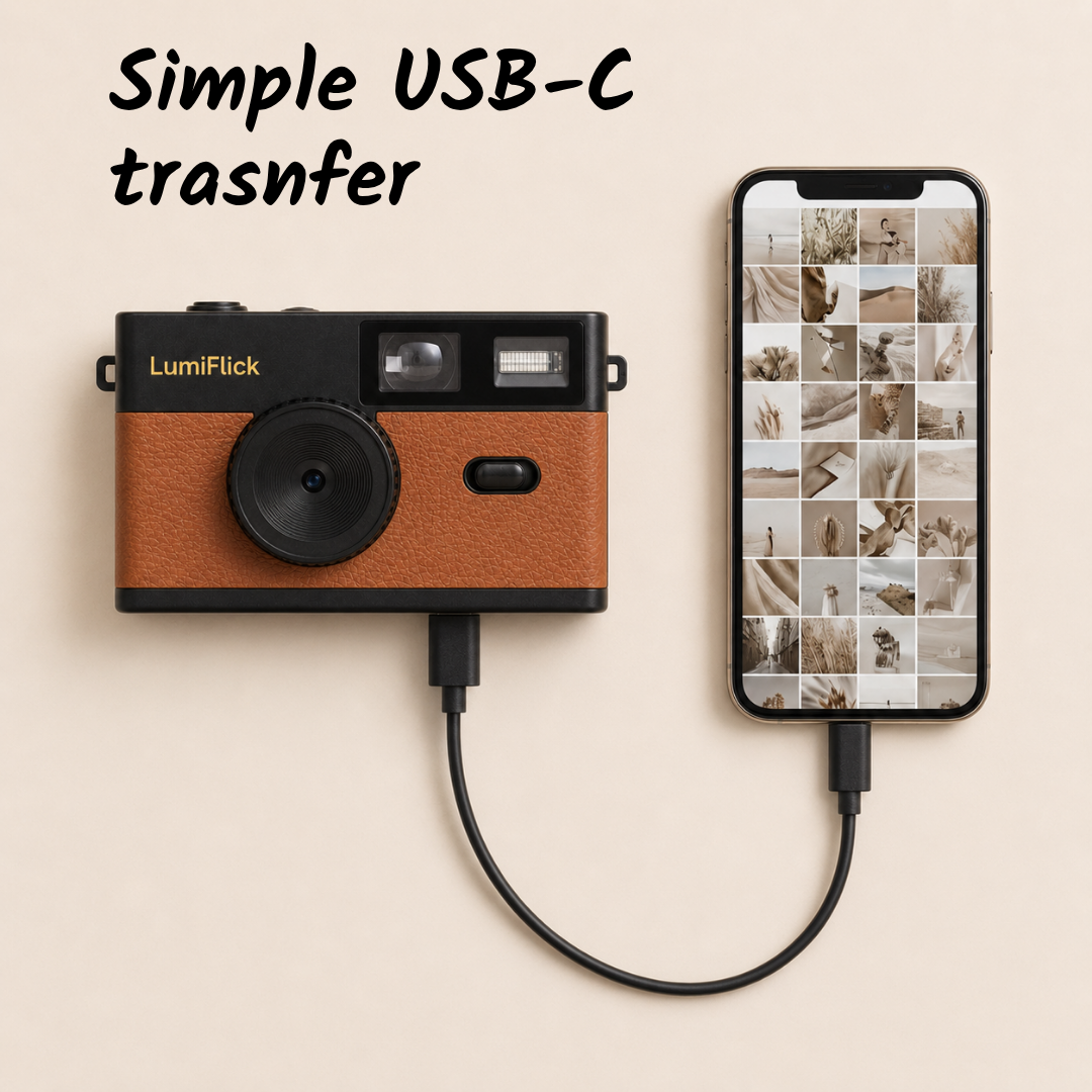 LumiFlick Screen-Free Camera