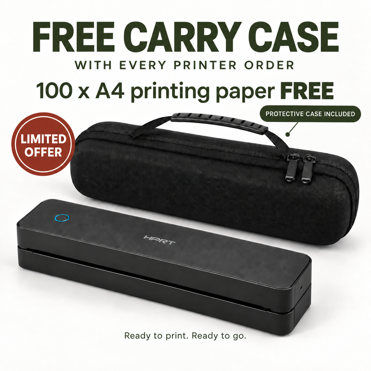 Inkless Portable Printer