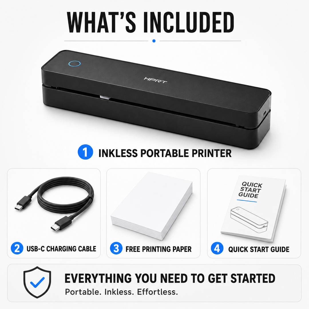 Inkless Portable Printer